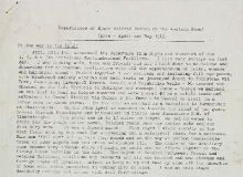 Diary and notes of Lieutenant E W Cotton during his service at the Second Battle of Ypres.