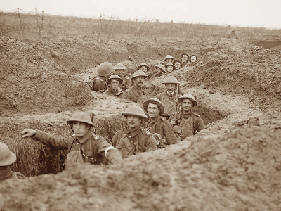  Battle of Pilckem Ridge, 1917.
