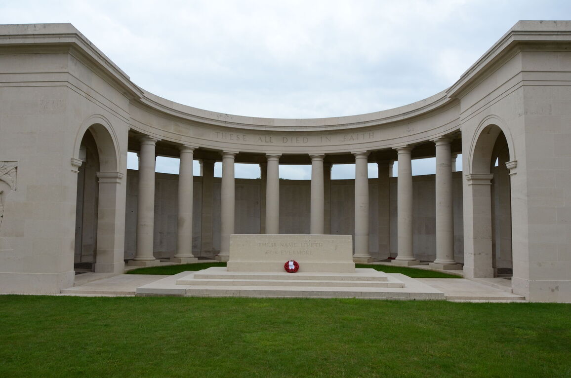 Cambrai Memorial at Louverval, France landscape panel