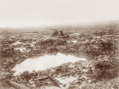  Battle of Pilckem Ridge, 1917.