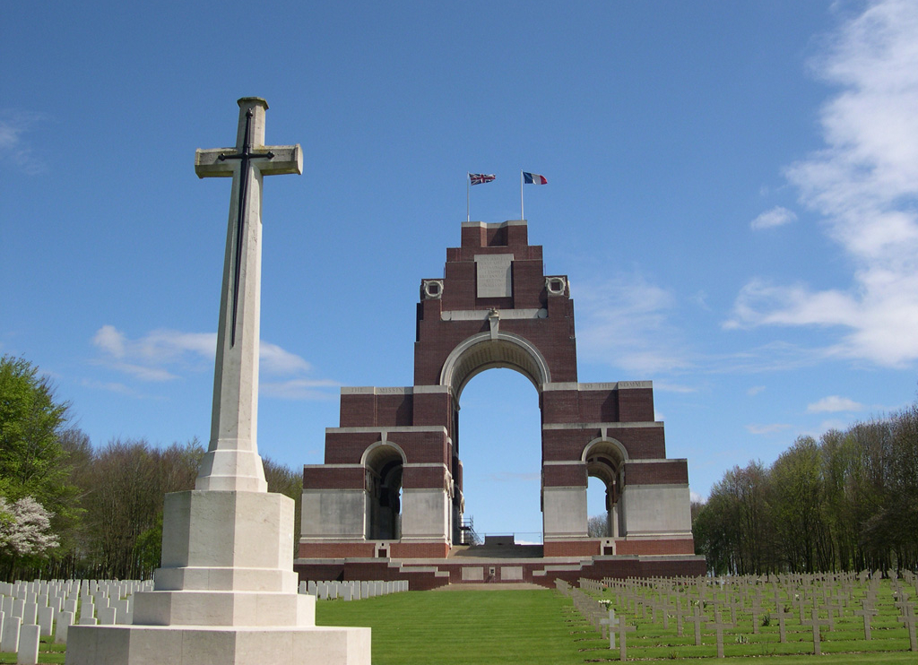 Thiepval Memorial to the Missing of the Somme, France