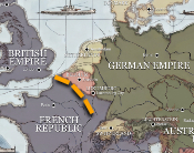 Map of the 100 Days Offensive